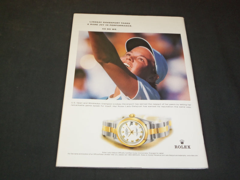 2001 MAY TENNIS MAGAZINE - ANNA KOURNIKOVA - SP 7432