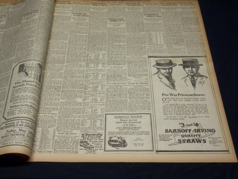 1920 MAY 15 NEW YORK TIMES - DICKINSON HALL AT PRINCETON BURNS - NT 8677