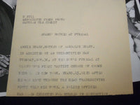 1976 NOVEMBER 30 RANDOLPH EVANS FUNERAL PRESS PHOTOS LOT OF 2 - J 1782