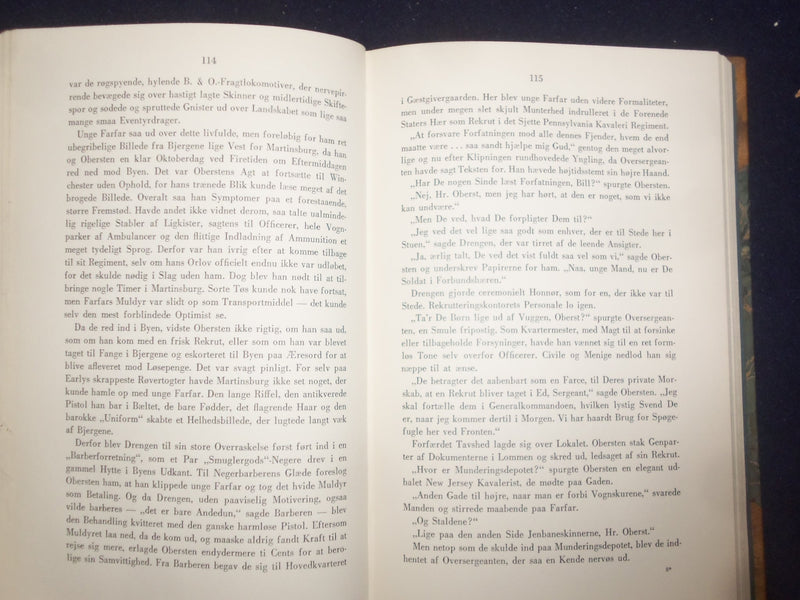 1935 DET HAENDTE VED AQUILA HARDCOVER BOOK BY HERVEY ALLEN -DUTCH TEXT - KD 9043