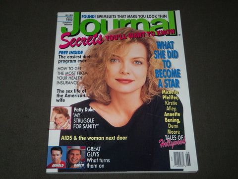 1992 JUNE LADIES' HOME JOURNAL MAGAZINE - MICHELLE PFEIFFER COVER - B 3160