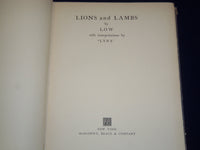 1928 LIONS AND LAMBS BY LOW & LYNX BOOK - GREAT ILLUSTRATIONS - KD 3376
