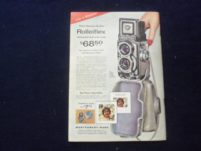 1960 MONTGOMERY WARD CAMERA BOOK CATALOG - SOFTCOVER - J 9310
