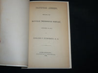 1853 OCTOBER 13 INAUGURAL ADDRESS DANVILLE THEOLOGICAL SEMINARY HUMPHREY- J 6676