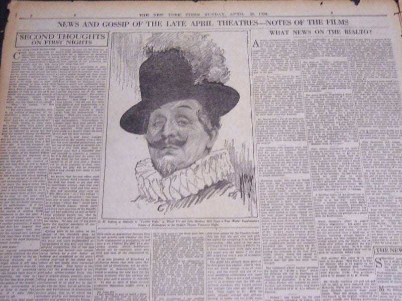 1920 APR 25 NY TIMES DRAMA SECTION - EVERY BIG RAILROAD'S PRESIDENT - NT 7069