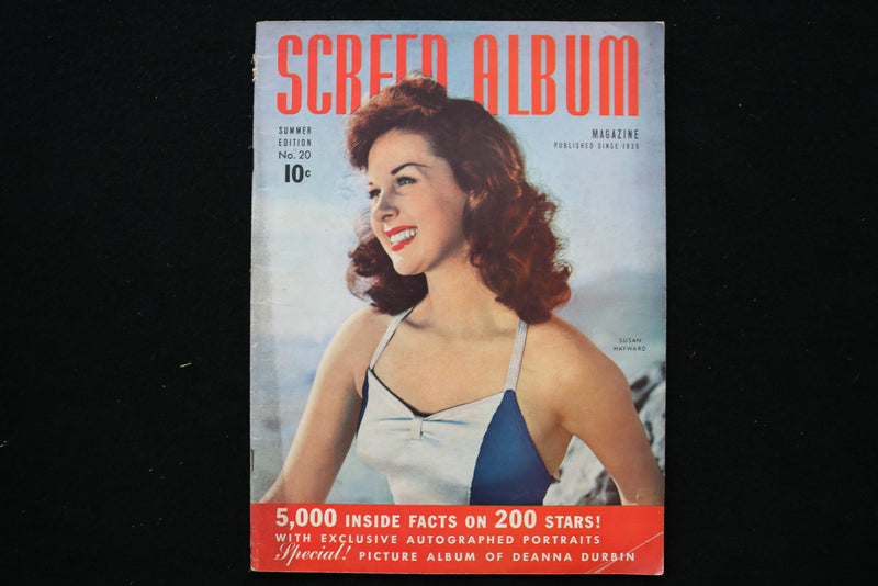 1942 SUMMER SCREEN ALBUM MAGAZINE - SUSAN HAYWARD COVER - E 24501
