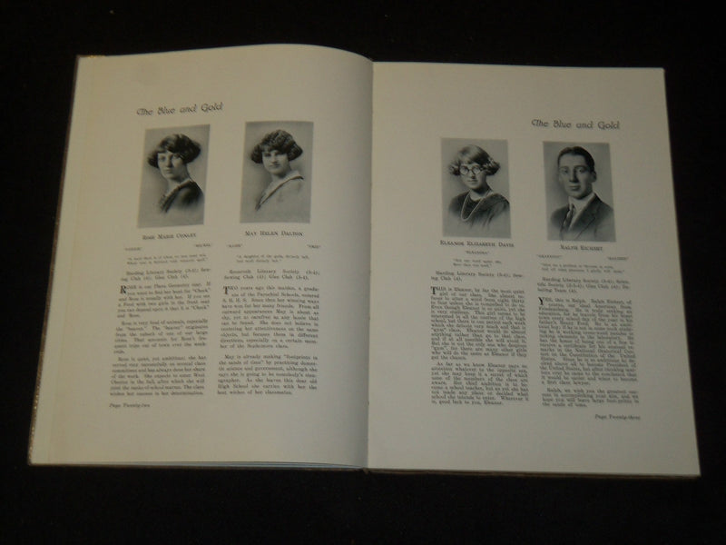 1925 BLUE AND GOLD SCHUYLKILL HAVEN HIGH SCHOOL YEARBOOK - PENN - YB 1877