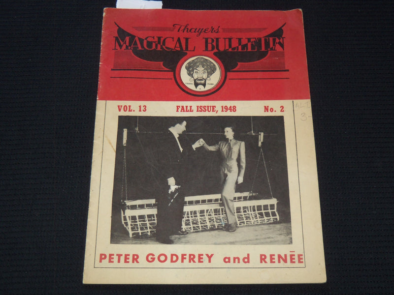 1948 FALL THAYERSS MAGICAL BULLETIN VOLUME 13 ISSUE NO. 2 - GODFREY - SP 3253M