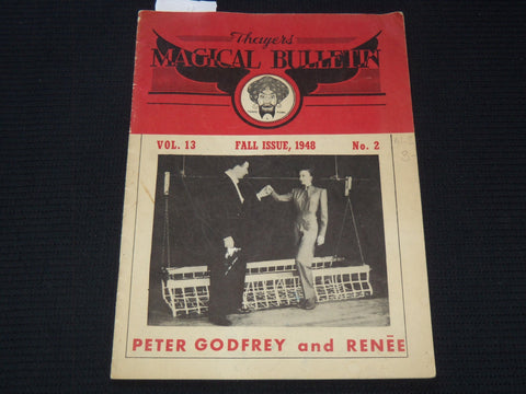 1948 FALL THAYERSS MAGICAL BULLETIN VOLUME 13 ISSUE NO. 2 - GODFREY - SP 3253M