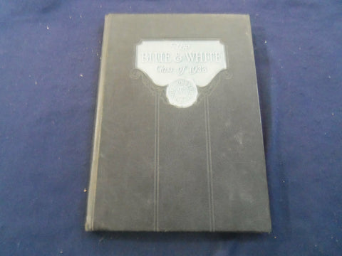 1933 BLUE & WHITE CROSBY HIGH SCHOOL YEARBOOK - WATERBURY, CONNECTICUT - YB 2675