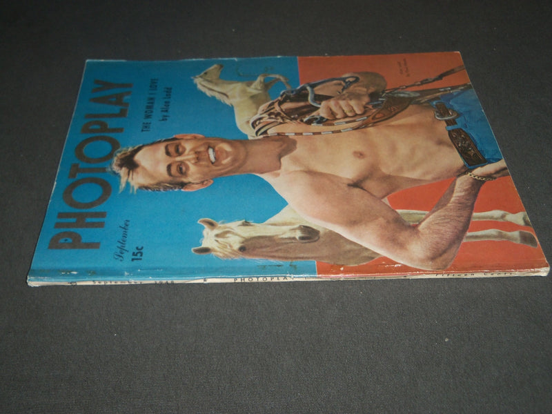 1948 SEPTEMBER PHOTOPLAY MOVIE MAGAZINE - ALAN LADD COVER - NICE ADS - M 127