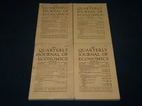 1960 QUARTERLY JOURNAL OF ECONOMICS LOT OF 4 ISSUES - COMPLETE YEAR - WR 336E