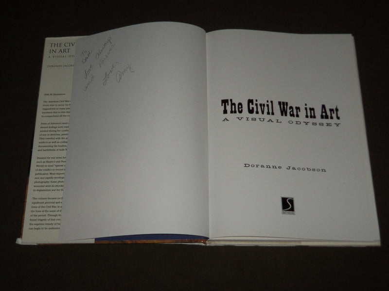 1996 THE CIVIL WAR IN ART VISUAL ODYSSEY BOOK BY DORANNE JACOBSON - I 1692