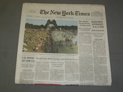 2019 JULY 26 NEW YORK TIMES - RUSSIANS HUNTED ELECTION DEFECTS IN ALL 50 STATES