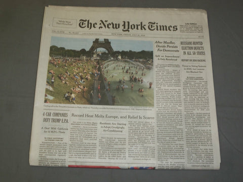 2019 JULY 26 NEW YORK TIMES - RUSSIANS HUNTED ELECTION DEFECTS IN ALL 50 STATES