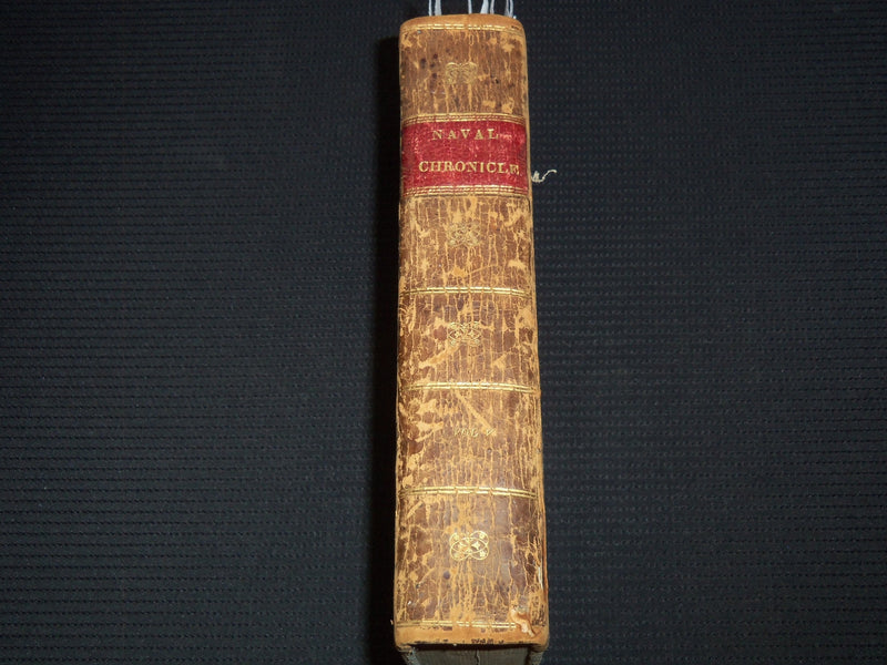 1801 JANUARY-JULY THE NAVAL CHRONICLE BOUND VOLUME NO. 5 - KD 81K