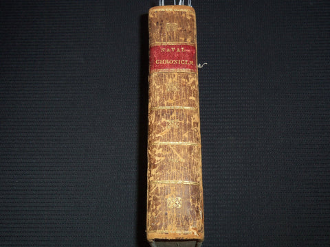 1801 JANUARY-JULY THE NAVAL CHRONICLE BOUND VOLUME NO. 5 - KD 81K