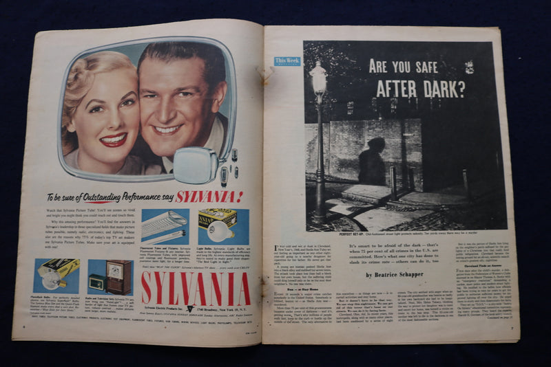 1952 FEB 3 THIS WEEK MAGAZINE - ILLUSTRATED INDIANS COVER - E 22934