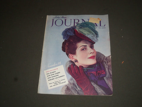 1938 NOVEMBER LADIES HOME JOURNAL MAGAZINE - NICE COVER, STORIES & ADS - SP 7024