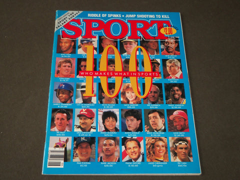 1988 JUNE SPORT MAGAZINE - WHO MAKES WHAT IN SPORTS - CW 443