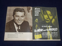 1954 MARCH FILM REVIEW MAGAZINE - DORIS DAY - GORDON MACRAE - J 9676