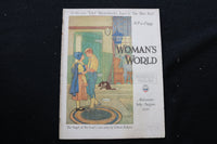 1920 JULY-AUGUST WOMAN'S WORLD MAGAZINE - THE BLUE BIRD COVER - E 10106