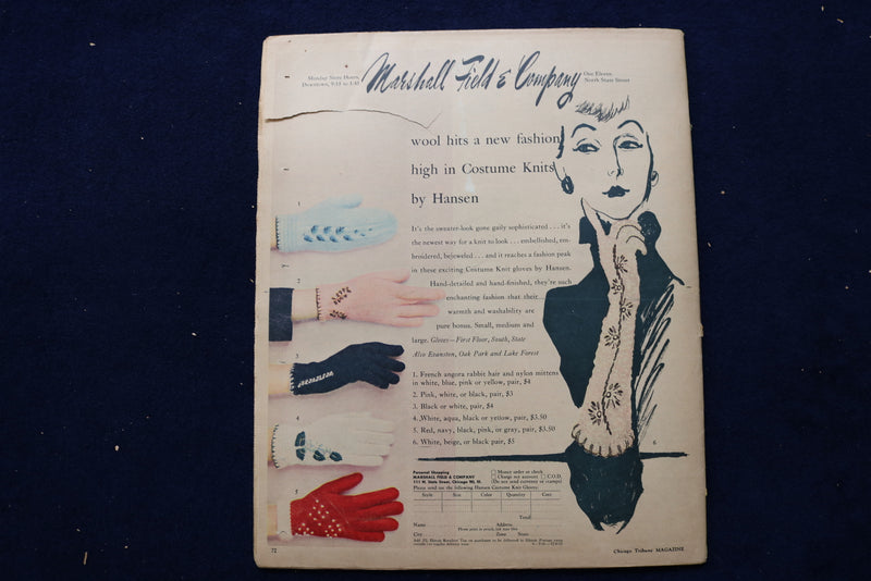 1953 DECEMBER 6 CHICAGO TRIBUNE MAGAZINE - JULIUS LAROSA COVER - E 22202