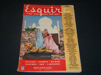 1943 APRIL ESQUIRE MAGAZINE - VARGA ILLUSTRATION - NICE COVER & ADS - ST 5721