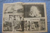 1944 NEW YORK DAILY NEWS CENTERFOLDS - LOT OF 138 - O 3828