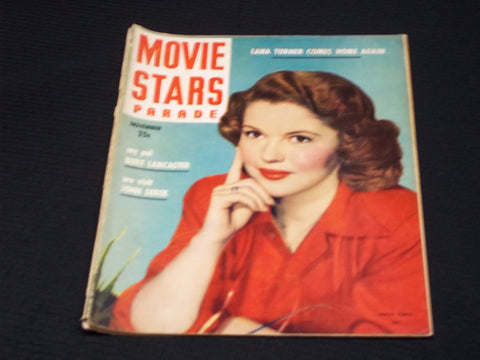 1949 NOVEMBER MOVIE STARS PARADE MAGAZINE - SHIRLEY TEMPLE COVER - E 15797