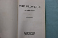1976 THE PROVERBS HARDCOVER BOOK BY WILLIAM KELLY - KD 9642