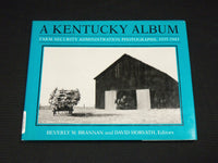1986 A KENTUCKY ALBUM HARDCOVER BOOK BY BEVERLY BRANNAN & HORVATH - R 710P