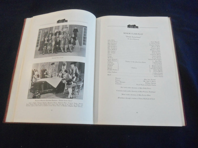 1930 SENIOR RECORD HADDON HEIGHTS HIGH SCHOOL YEARBOOK -HADDON HTS, NJ - YB 2735