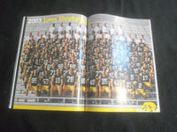 2003 OCTOBER 25 FOOTBALL PROGRAM - UNIV OF IOWA VS PENN STATE UNIV - B 5533Y