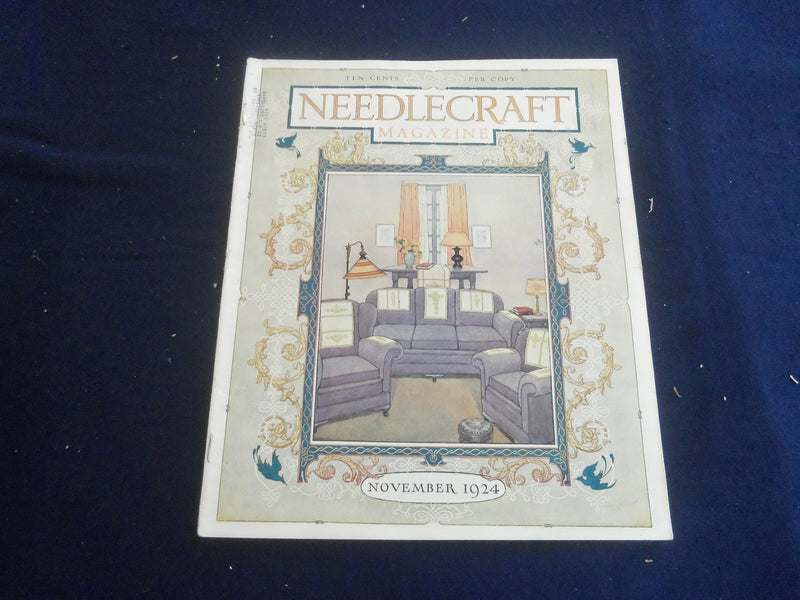 1924 NOVEMBER NEEDLECRAFT MAGAZINE - BEAUTIFUL COVER & PATTERNS - ST 200D
