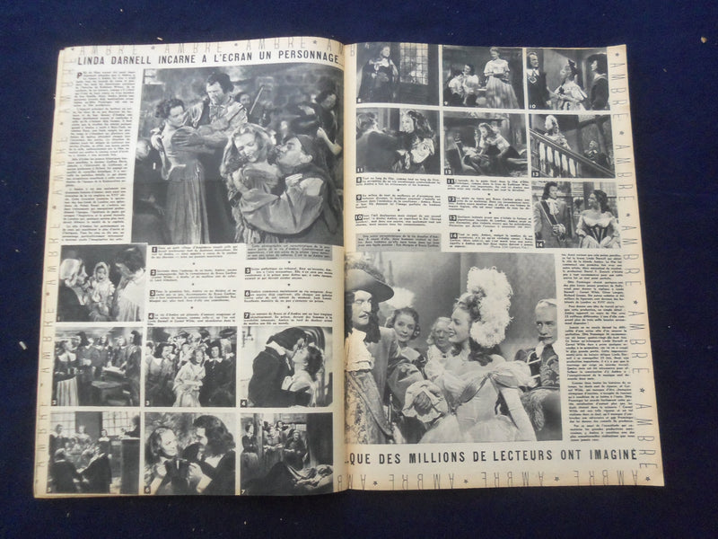 1948 OCT 19 CINEMONDE MAGAZINE - MAUREEN O'HARA COVER - FRENCH EDITION- SP 4868A