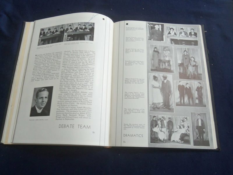 1934 THE TRUMPET AQUINAS HIGH SCHOOL YEARBOOK - LA CROSSE, WISCONSIN - YB 2652