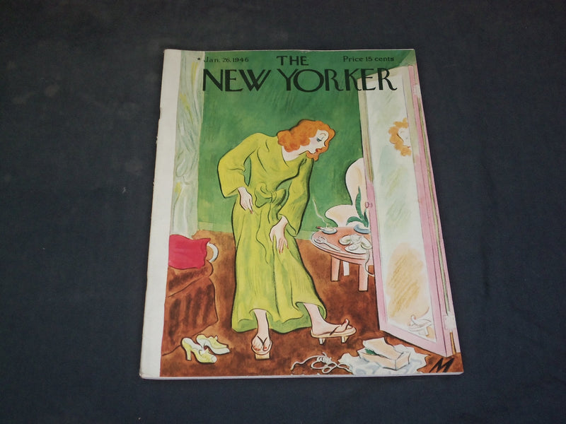 1946 JANUARY 26 THE NEW YORKER MAGAZINE - ILLUSTRATED COVER - NY 149