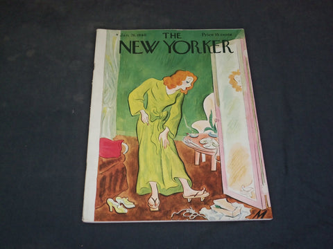 1946 JANUARY 26 THE NEW YORKER MAGAZINE - ILLUSTRATED COVER - NY 149