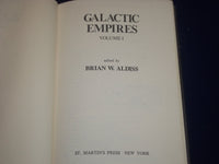 1976 GALACTIC EMPIRES VOLUME 1 & 2 EDITED BY BRIAN ALDISS LOT OF 2 - KD 2644
