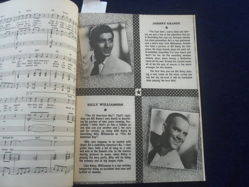 1956 BILL HALEY AND HIS COMETS SONGBOOK - J 8379
