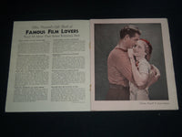 1930'S FAMOUS FILM LOVERS PICTORIAL GIFT BOOK - GRETA GARBO - BARRYMORE - J 4177