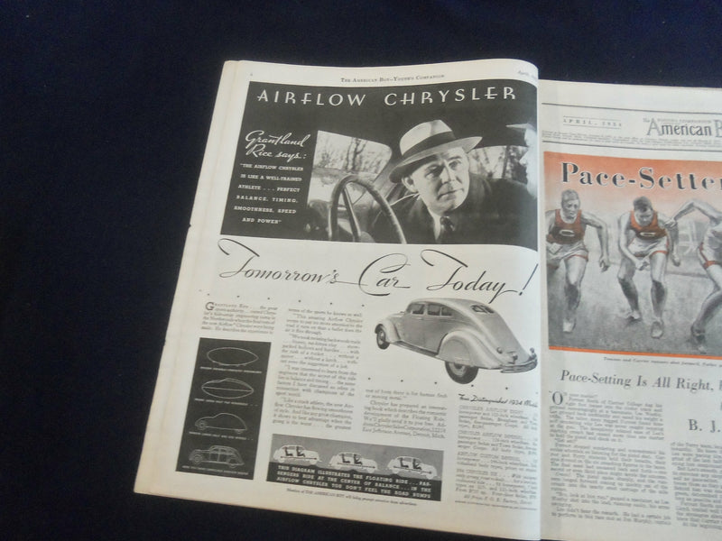 1934 APRIL AMERICAN BOY MAGAZINE - THE CASE OF THE LUCY M - ST 7084