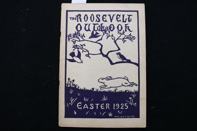 1925-1926 ROOSEVELT JUNIOR HS OUTLOOK MAGAZINE- GERMANTOWN, PA- LOT OF 7- K 2443