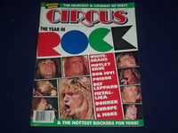 1987 DECEMBER 31 CIRCUS MAGAZINE - THE YEAR IN ROCK COVER - GREAT PHOTOS - J 469