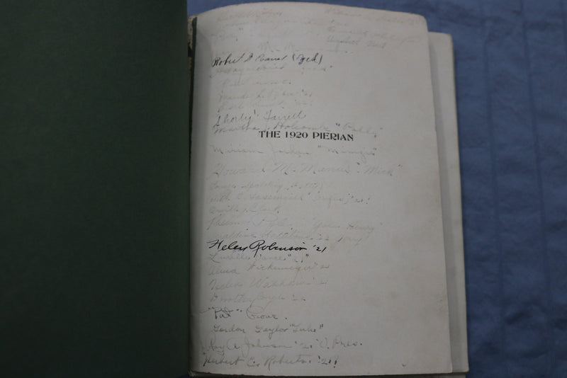1920 THE PIERIAN RICHMOND HIGH SCHOOL YEARBOOK - RICHMOND, INDIANA- YB 3428