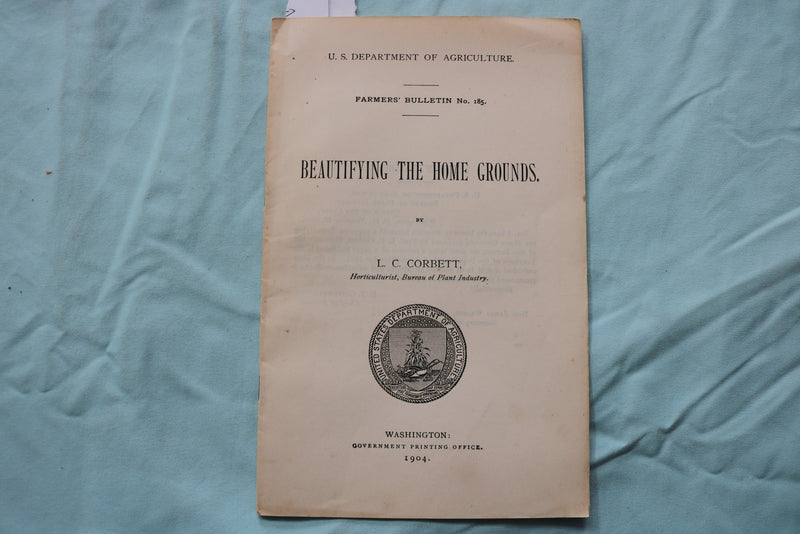 1904-1907 U.S. DEPT OF AGRICULTURE BULLETINS - LOT OF 3 - SOFTCOVER - K 3254