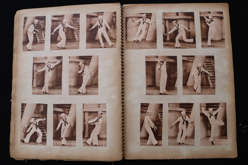 1930'S MOVIE STARS SCRAPBOOK - PAUL MUNI - JAMES CAGNEY - ERROL FLYNN - E 24939