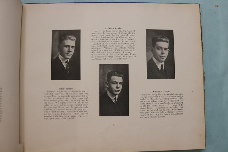 1915 THE RECHAUFFE EASTON HIGH SCHOOL YEARBOOK - EASTON, PENNSYLVANIA - YB 3546