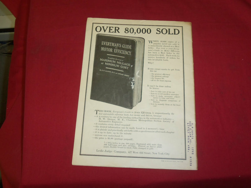 1922 JUNE 24 JUDGE MAGAZINE - MARY HAD A LITTLE LAMB - ILLUSTRATIONS - B 6112